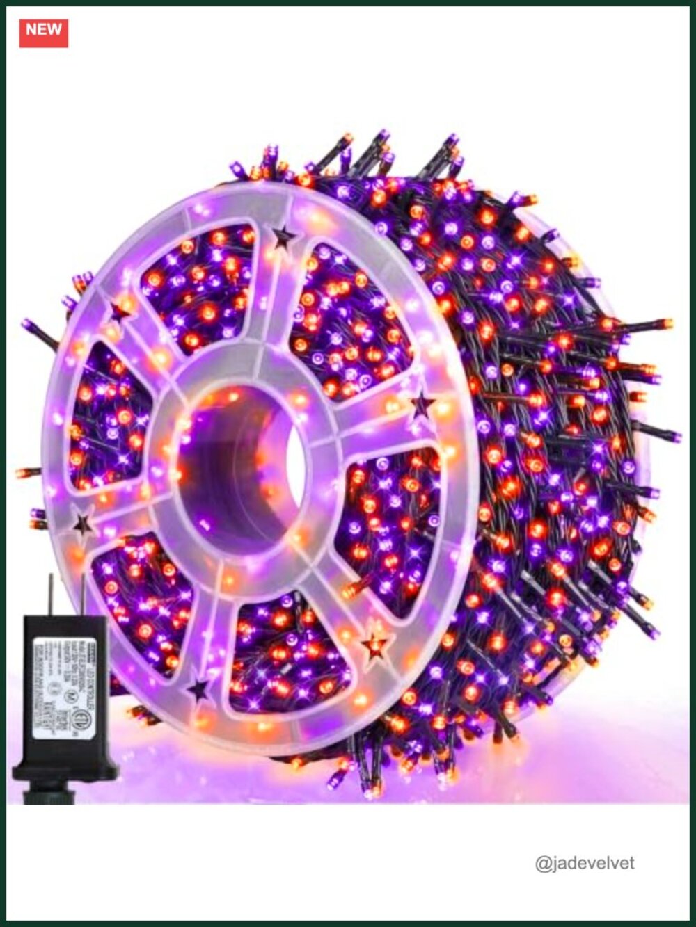 500 LED Outdoor String Lights Waterproof 164FT Halloween Decor